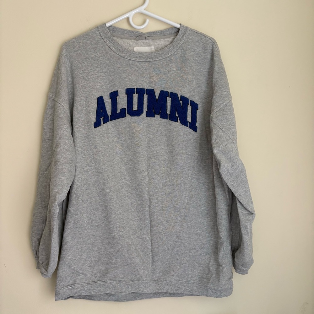 American Eagle Oversized Small ALUMNI Crew Neck